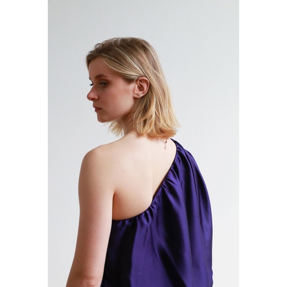 AIDAN MATTOX One Shoulder Mini Dress SIZE 0 - Picture 8 of 9